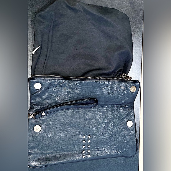 Cache clutch leather tassel  zipper - Picture 6 of 12